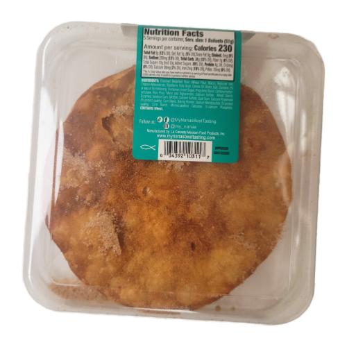 My Nana's® Best Tasting Bakery Fresh Bunuelos Perspective: back