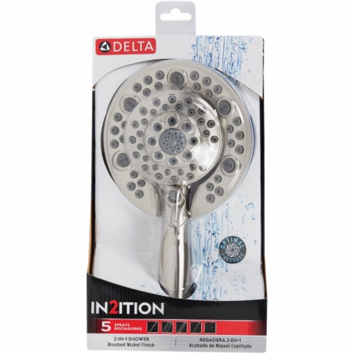 Delta 5 Shower Head In2ition 75595CSN Perspective: back