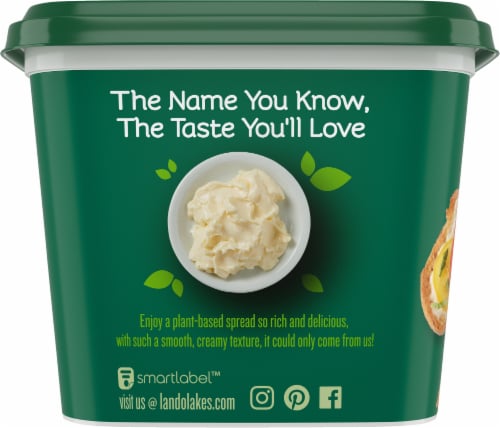 Land O' Lakes® Plant Based Creamy Spread Tub Perspective: back