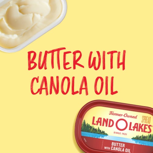 Land O Lakes® Butter with Canola Oil Tub Perspective: back