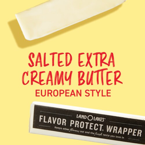 Land O Lakes® Extra Creamy Salted Butter Sticks Perspective: back
