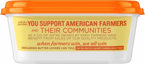 Land O Lakes® Limited Batch Pumpkin Pie Spice Butter Spread Tub Perspective: back