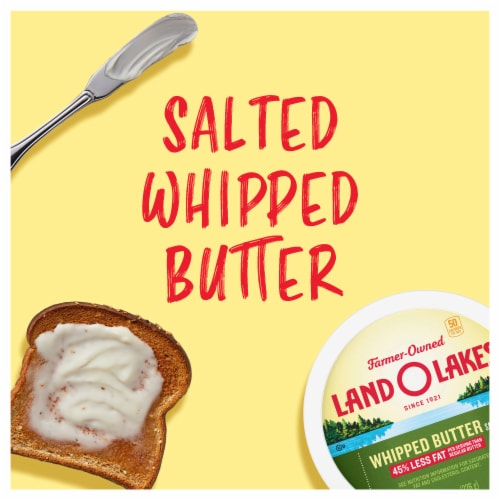 Land O Lakes® Salted Whipped Butter Tub Perspective: back