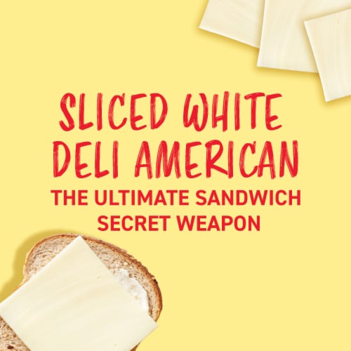 Land O Lakes® Sliced White Deli American Cheese Product Perspective: back