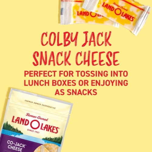 Land O Lakes® Co-Jack® Snack Cheese Perspective: back