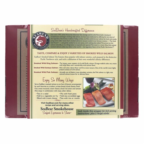 Seabear Smoked Salmon Trio Perspective: back