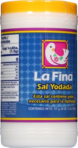 La Fina Iodized Salt Perspective: back