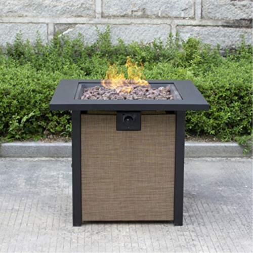 WOODLEAF 28  GAS FIRE PIT Perspective: back