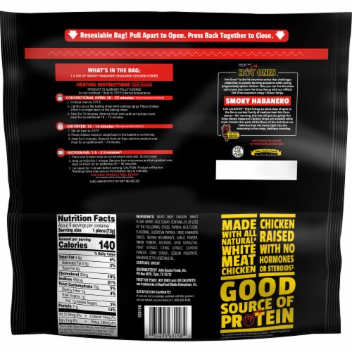 Hot Ones™ Smoky Habanero Chicken Strips Perspective: back
