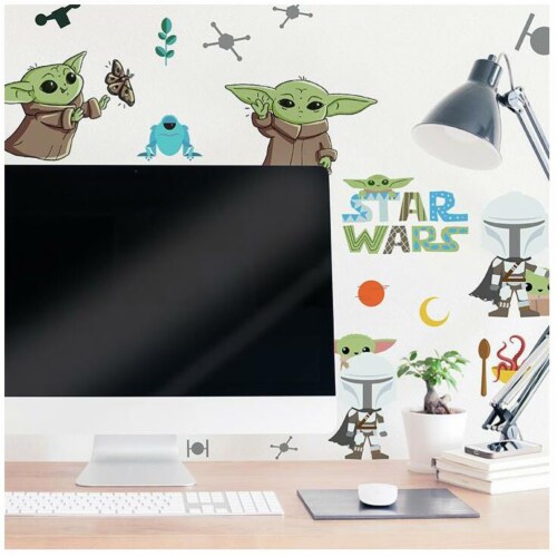 RoomMates Decor Star Wars The Mandalorian Wall Decals Perspective: back