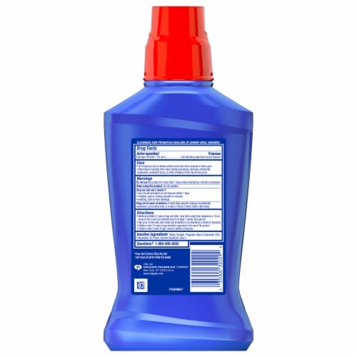 Colgate Peroxyl Mouth Sore Mouthwash Oral Rinse Mild Mint Perspective: back