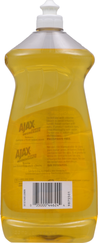 Ajax Lemon Dish Soap Perspective: back