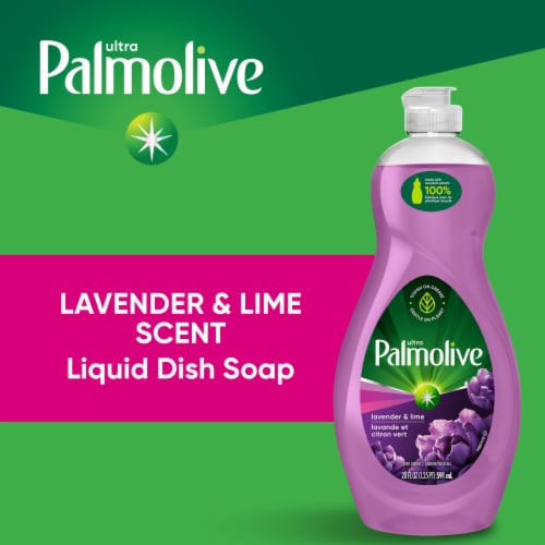 Palmolive Ultra Dishwashing Liquid Dish Soap Lavender & Lime Perspective: back