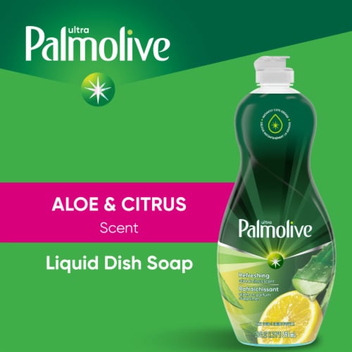 Palmolive Ultra Soft Touch Aloe & Citrus Liquid Dish Soap Perspective: back