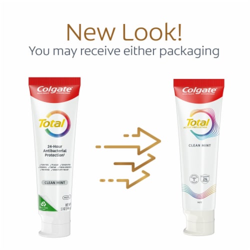 Colgate Total Clean Mint Travel Toothpaste Perspective: back