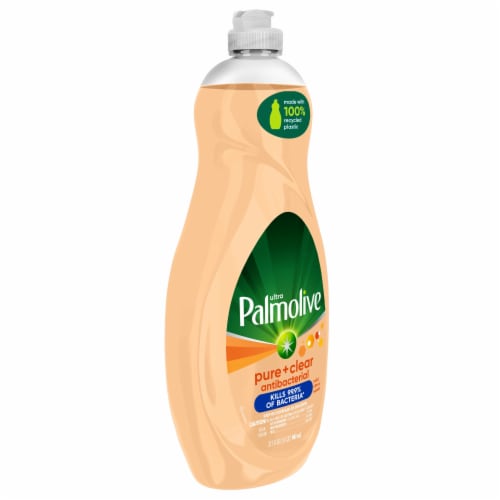 Palmolive Ultra Pure & Clear Antibacterial Mild Citrus Scent Dishwashing Liquid Dish Soap Perspective: back