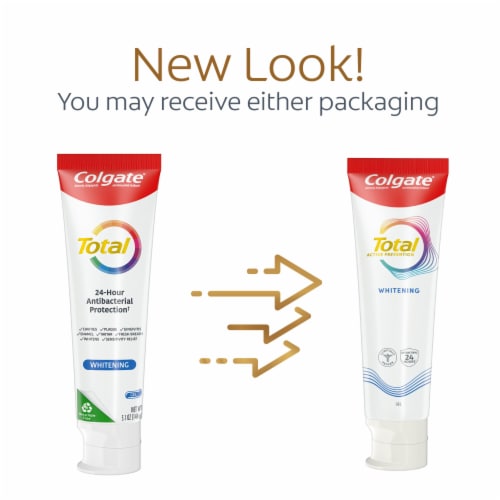 Colgate Total Whitening Toothpaste Gel Perspective: back