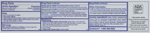 Colgate® Mint Stripe Total Fresh Gel Toothpaste Perspective: back