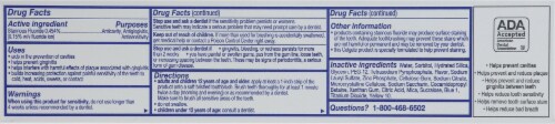 Colgate® Mint Stripe Total Fresh Gel Toothpaste Perspective: back