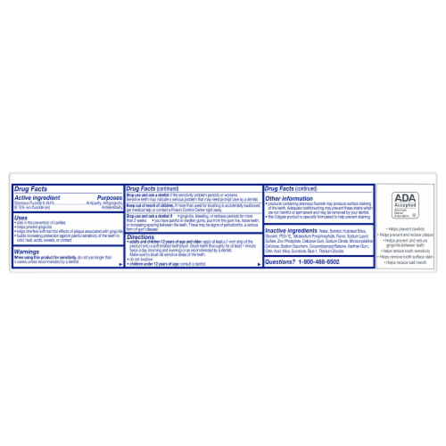 Colgate® Total SF Whitening Gel Toothpaste Perspective: back