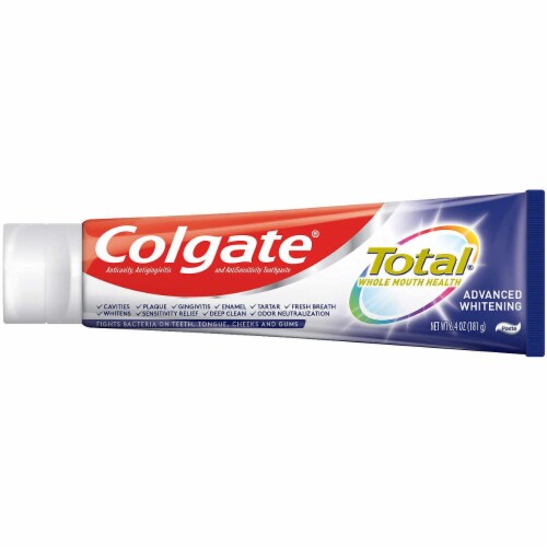 Colgate Total Advanced Whitening Toothpaste 6 4 oz 5 Pack Vegan