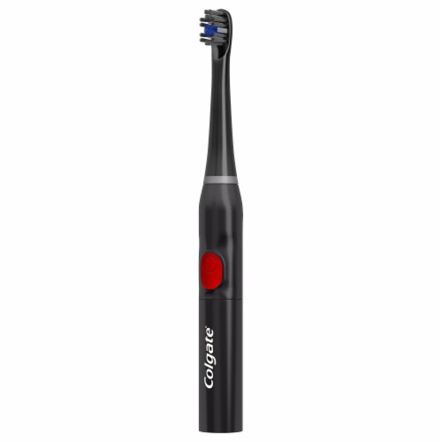 Colgate® 360® Advanced Charcoal Battery Powered Toothbrush Perspective: back