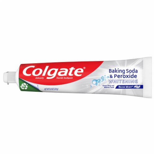 Colgate Baking Soda and Peroxide Whitening Toothpaste Perspective: back