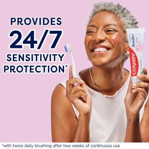Colgate Sensitive Whitening Toothpaste Perspective: back