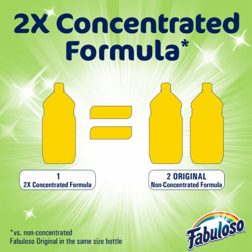 Fabuloso 2X Concentrated Passion of Fruits Multi-Purpose Cleaner Perspective: back