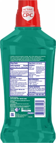 Colgate Total Spearmint Surge 12-Hour Pro-Shield Mouthwash Perspective: back