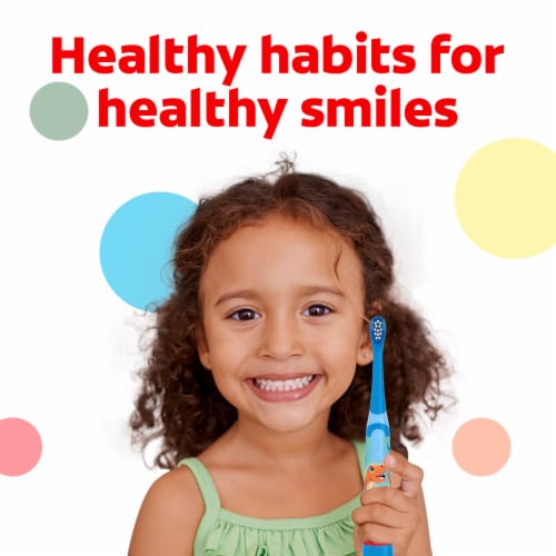 Colgate Toothpaste for Kids with Fluoride in Watermelon Burst Flavor Perspective: back