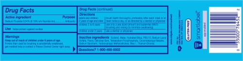 Colgate® Max Fresh Whitening Cool Mint Toothpaste Perspective: back