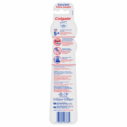 Colgate Kids Ryan's World Extra Soft Toothbrushes Twin Pack Perspective: back