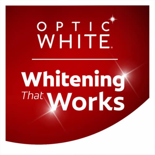 Colgate Optic White Renewal Teeth Whitening Toothpaste High Impact White Perspective: back