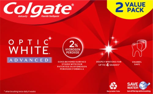 Colgate® Optic White® Advanced Icy Fresh Whitening Toothpaste