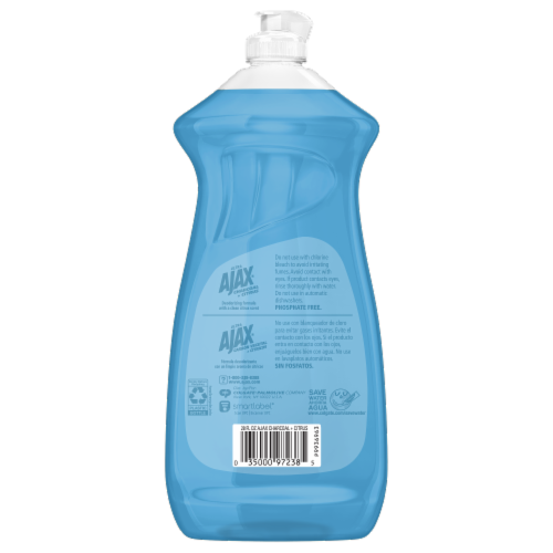 Ajax® Charcoal & Citrus Ultra Liquid Dish Soap Perspective: back