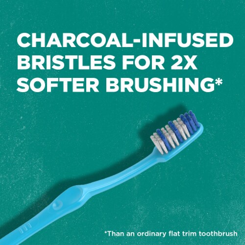 Tom's of Maine Gentle Charcoal Toothbrush Perspective: back