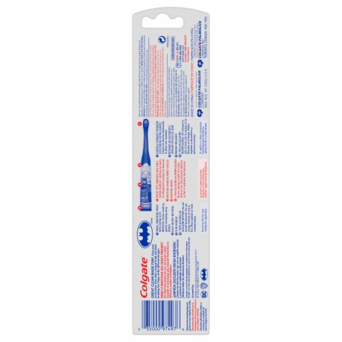 Colgate Kids Powered Batman Toothbrush Perspective: back