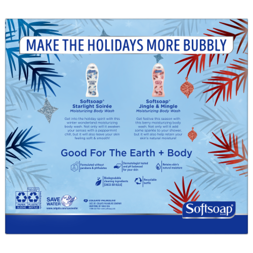 Softsoap Seasonal Body Wash Gift Set Perspective: back