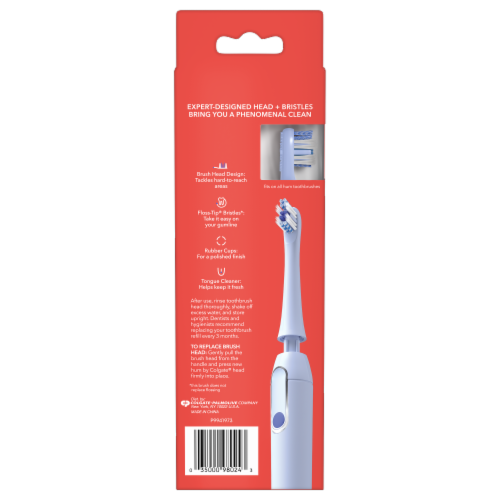Colgate Hum Replacement Toothbrush Heads Perspective: back