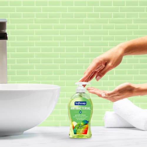 Softsoap Antibacterial Liquid Hand Soap, Fresh Citrus - 11.25 fluid ounce  Green