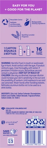 Softsoap Sparkling Lavender Foaming Hand Soap Tablet Starter Kit Perspective: back