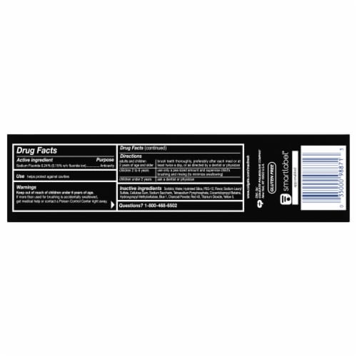 Colgate Max Fresh Charcoal Mint Toothpaste Perspective: back