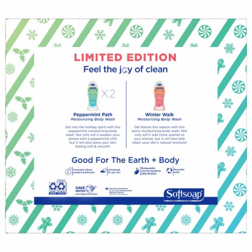 Softsoap Limited Edition Body Wash Set Perspective: back