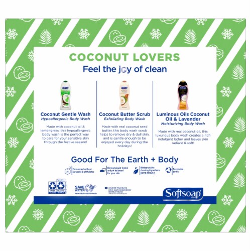 Softsoap® Coconut Lovers Body Wash Variety Pack Perspective: back