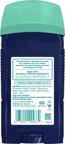 Tom's of Maine Complete Protection Aluminum-Free Natural Deodorant for Men Eucalyptus & Sandalwood Perspective: back