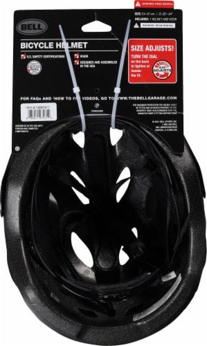 Bell Cadence Adult Bike Helmet - Black/Titanium Perspective: back