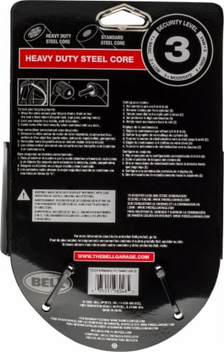 Bell® Watchdog 610 Combination Cable Lock Perspective: back