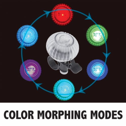 Bell Sports Multicolored Lightup Bike Bell Perspective: back