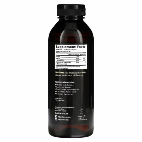 Rapid Fire™ MCT Oil Perspective: back